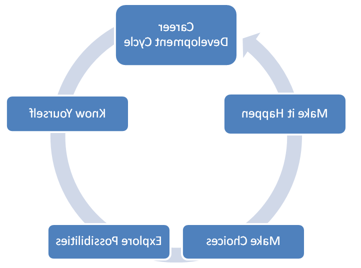 职业发展周期从了解自己开始, 探讨的可能性, 做出选择并实现它